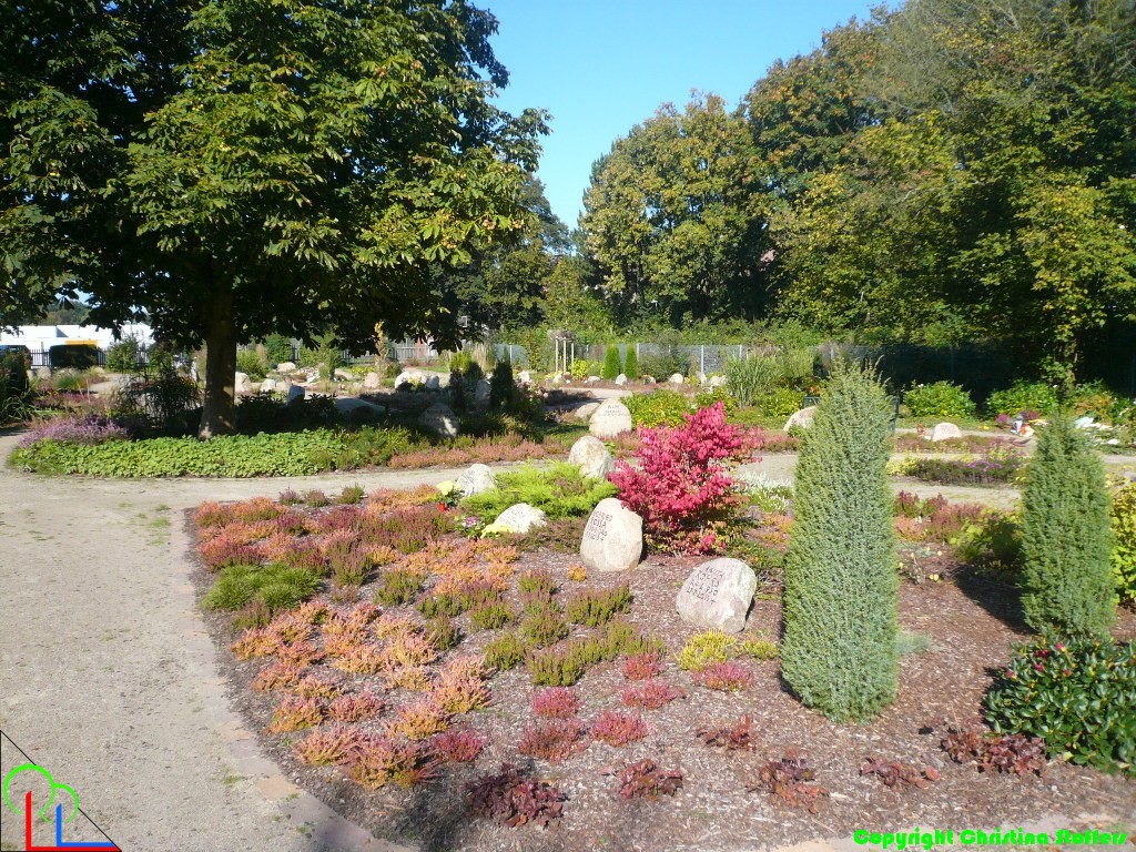 FSarg06 Heidegarten Sarganlage mit Findlingen